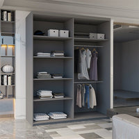 JAMAJKA SLIDING WARDROBE BLACK 150cm/203cm