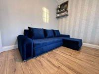 Reversible L-Shape Corner Sofa Bed | Double Storage + Built-in Mattress