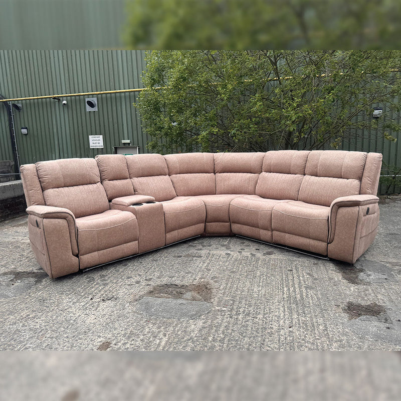 Hannah Electric Corner Sofa Beige