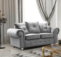 Ashwin Modern 2-Seater Fabric Sofa