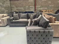 Royal Mayfair Chesterfield Corner Sofa