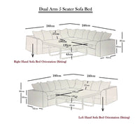 Simba 5 Seater Corner Sofa