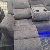 Berlin Fabric Electric Recliner Sofa 3+2 Seater