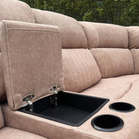 Hannah Electric Corner Sofa Beige
