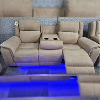 Hannah Micro Fibre Electric Recliner Sofa 3+2 Seater