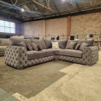 Royale Ashton Chesterfield Velvet Corner Sofa