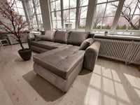Reversible L-Shape Corner Sofa Bed | Double Storage + Built-in Mattress