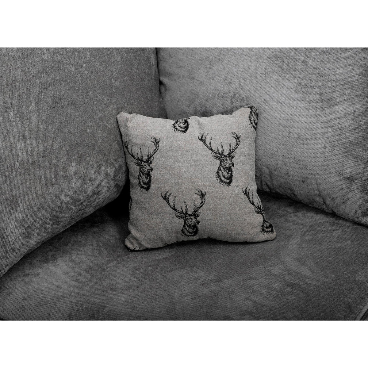 Verona Full Back 3+2 Seater Sofa Set – Grey