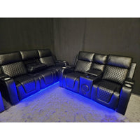 Florida 3+2 Seater Electric Recliner Sofa with Bluetooth Speakers
