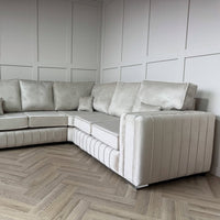 Layla Corner Sofa – Velvet Sofa in Multiple Colours