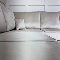 Layla Corner Sofa – Velvet Sofa in Multiple Colours