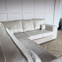 Layla Corner Sofa – Velvet Sofa in Multiple Colours