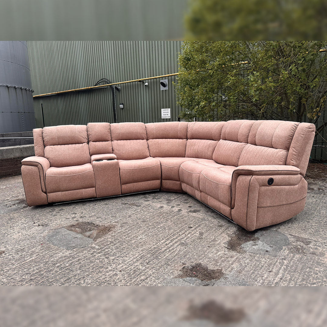 Hannah Electric Corner Sofa Beige
