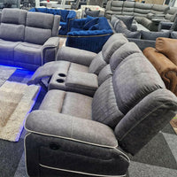 Hannah Electric Recliner 3+2 Sofa  Fabric