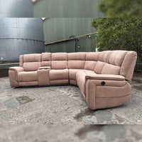 Hannah Electric Corner Sofa Beige