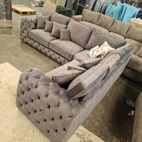 Royale Ashton Chesterfield Velvet Corner Sofa