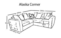 Alaska 5 Seater Corner Sofa