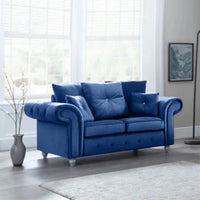Ashwin Modern 2-Seater Fabric Sofa