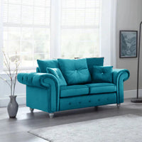 Ashwin Modern 2-Seater Fabric Sofa