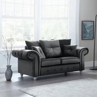 Ashwin Modern 2-Seater Fabric Sofa