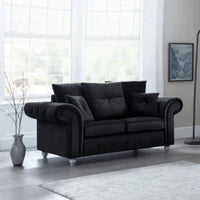 Ashwin Modern 2-Seater Fabric Sofa
