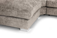Bishop U-Shape Sofa /Corner Sofa in Truffle