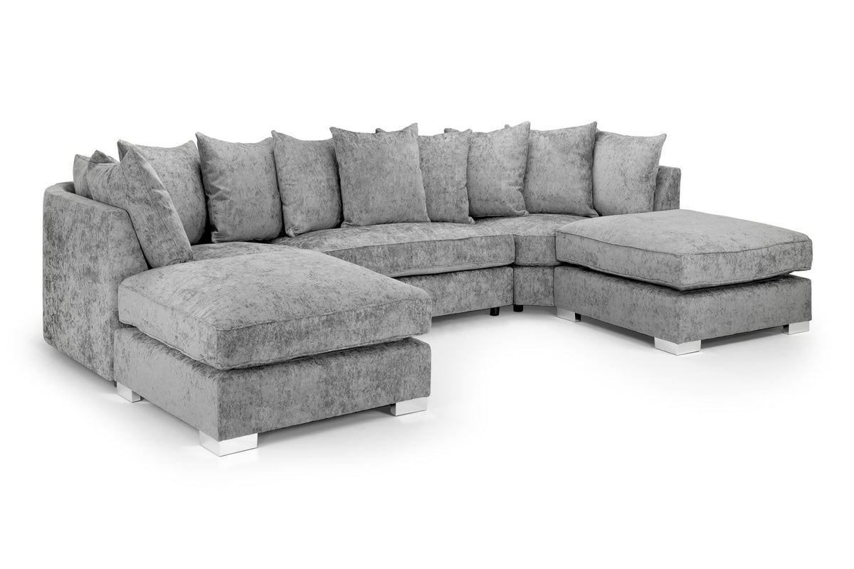 Bishop U-Shape Sofa /Corner Sofa in Truffle