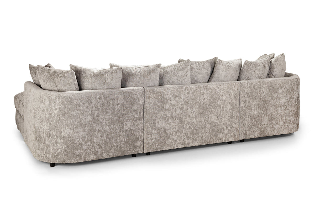 Bishop U-Shape Sofa /Corner Sofa in Truffle