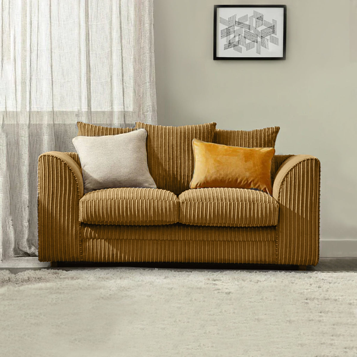 Byron Jumbo 2 Seater Sofa - Extra Large Comfort Seating