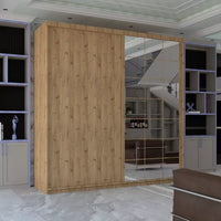 COLLIN VOTAN BLACK SLIDING WARDROBE 200/250cm
