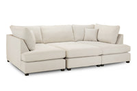 Carnaby U-Shape Sofa Sofa with Footstool