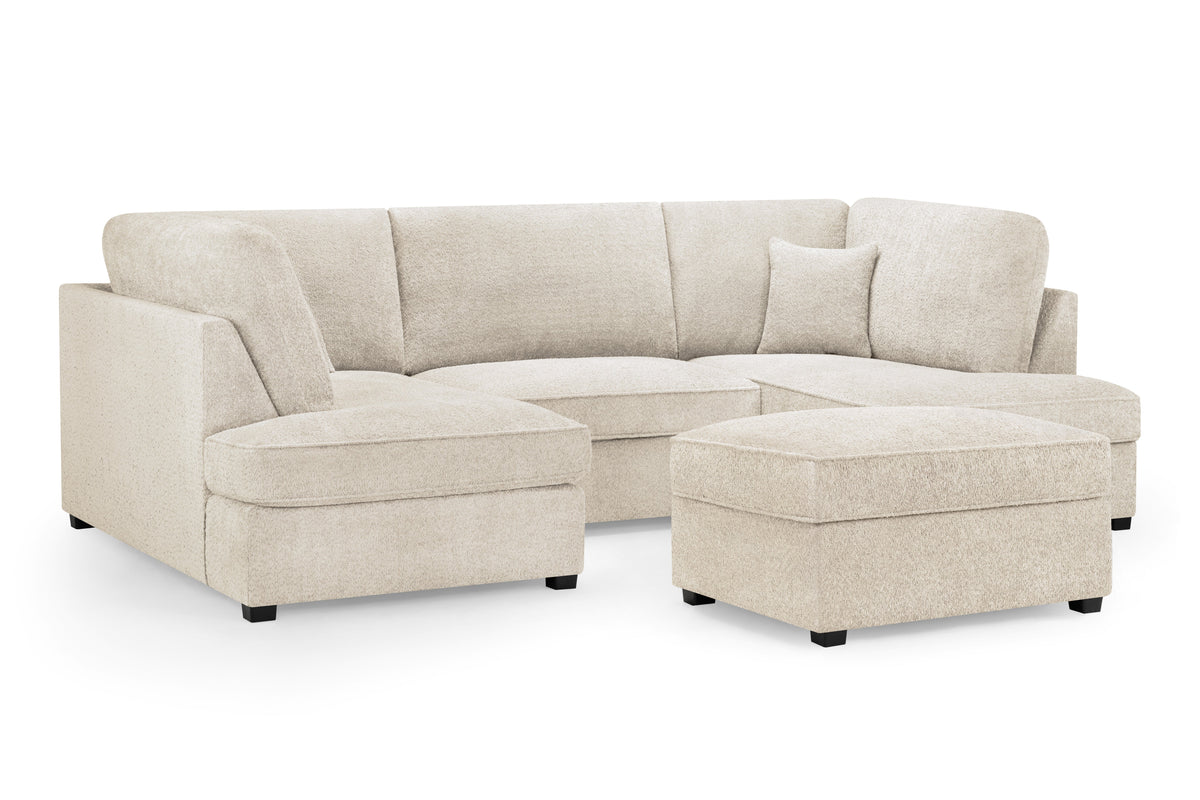 Carnaby U-Shape Sofa Sofa with Footstool
