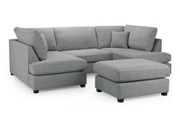 Carnaby U-Shape Sofa Sofa with Footstool