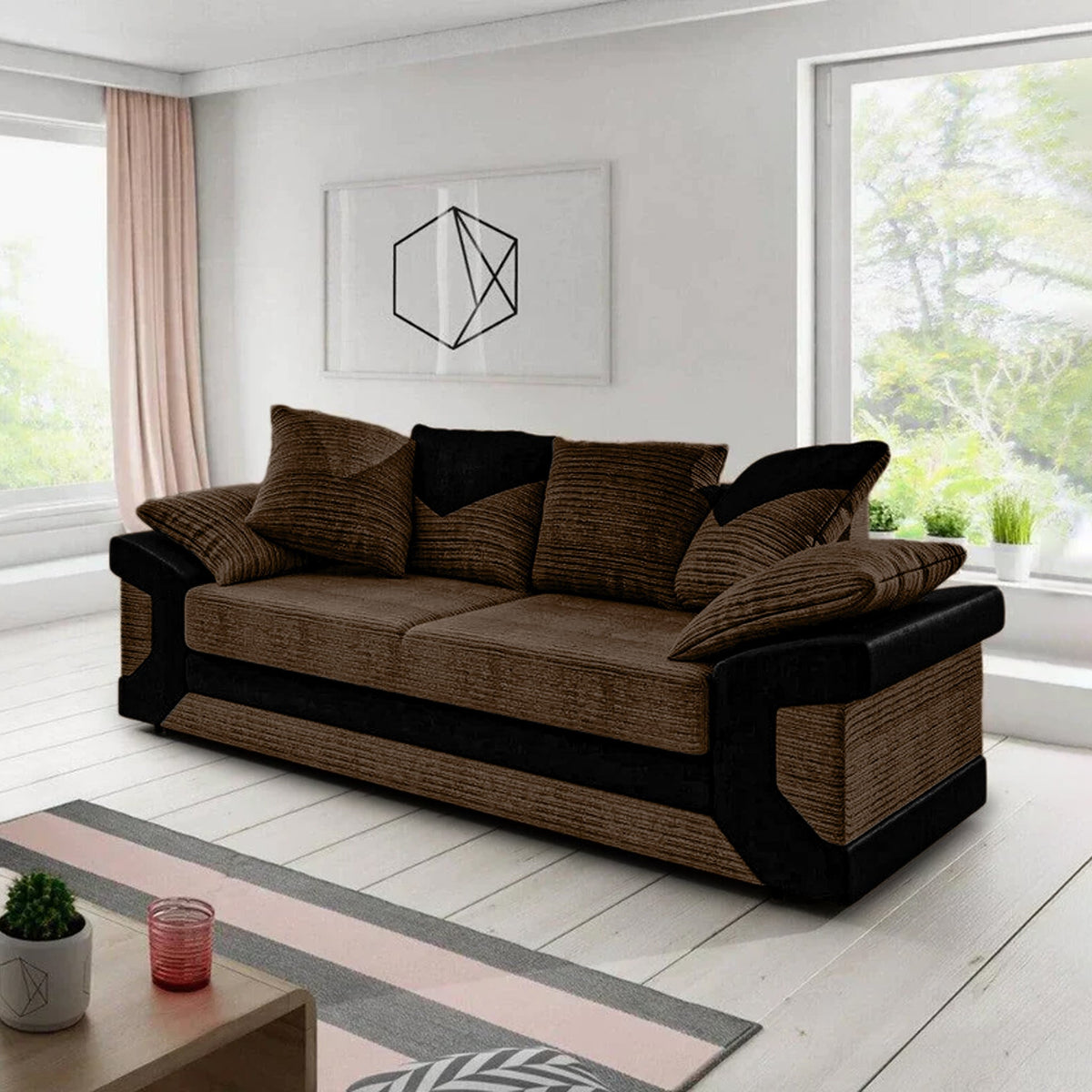 DINO Jumbo Cord 3 Seater Sofa
