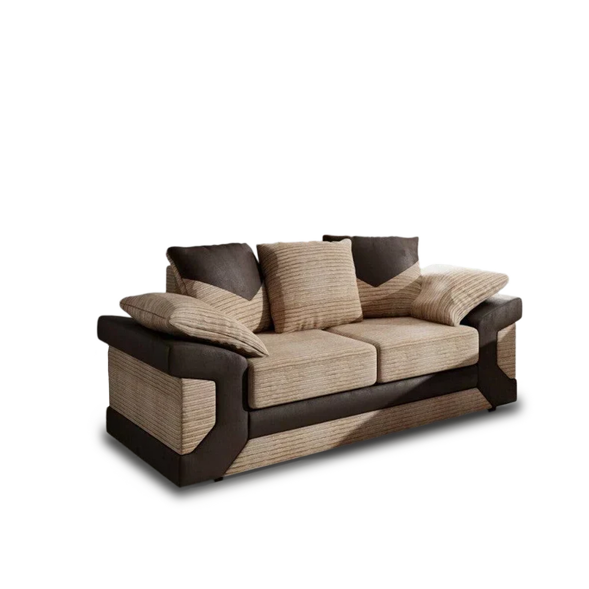 DINO Jumbo Cord Fabric 2-Seater Sofa - Comfortable Living Room Furniture