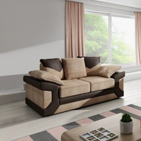 DINO Jumbo Cord Fabric 2-Seater Sofa - Comfortable Living Room Furniture