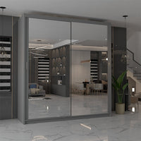 CHICAGO WHITE WARDROBE 90/100/120/150/180/203cm