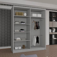 HOUSTON SLIDING WARDROBE 100cm/120cm/150cm/180cm/203cm