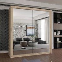 HOUSTON SLIDING WARDROBE 100cm/120cm/150cm/180cm/203cm