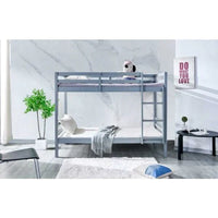 High Quality Pine Wooden Adults Bunk Single Bed