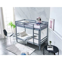 High Quality Pine Wooden Adults Bunk Single Bed