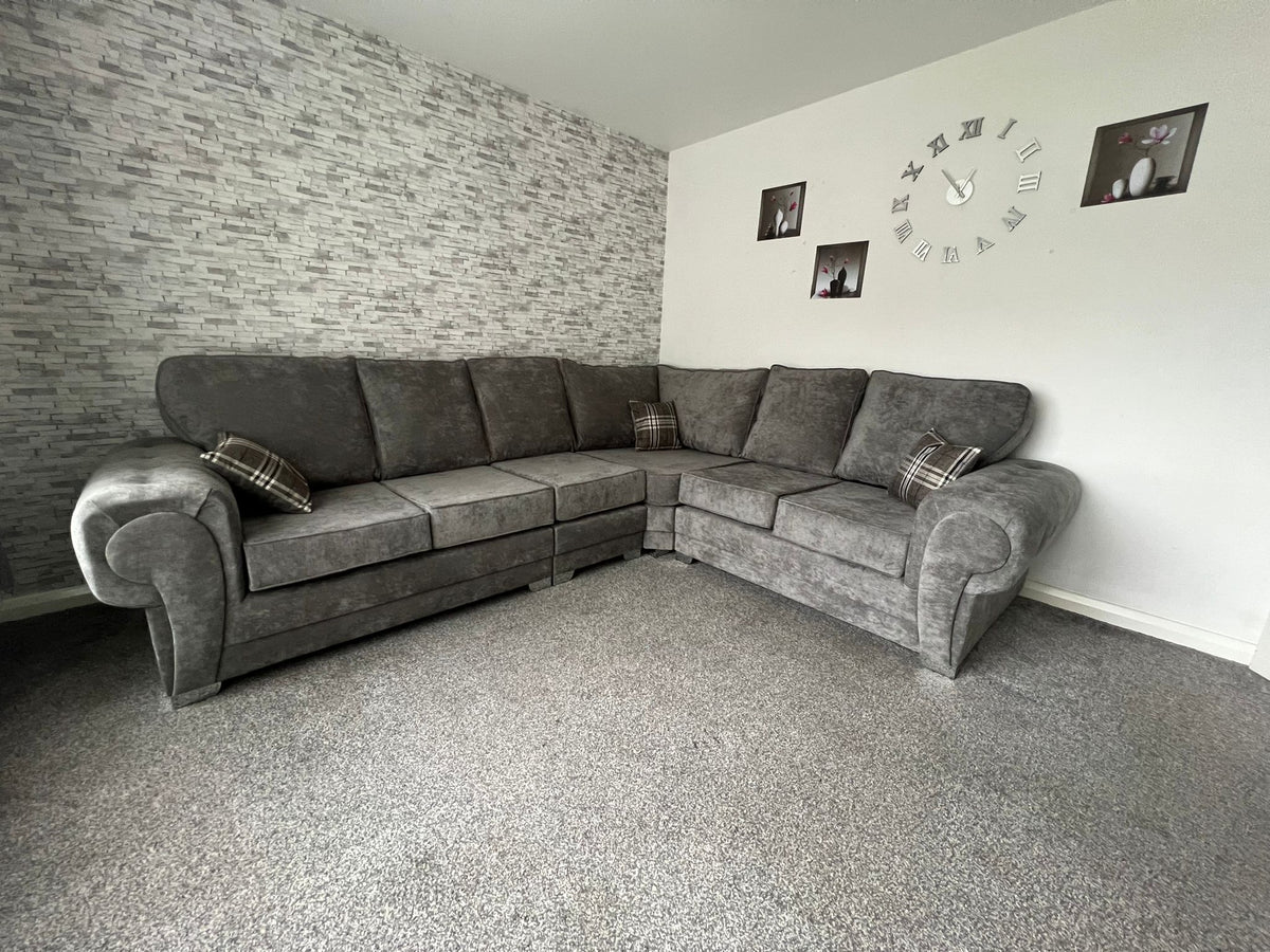 New Verona 6 Seater Full Back Corner Sofa
