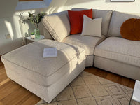 New U-Shaped Sofa – Teddy Bear Fabric |