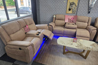 Hannah Electric Recliner 3+2 Sofa  Fabric