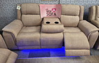 Hannah Electric Recliner 3+2 Sofa  Fabric