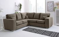 Layla Corner Sofa – Velvet Sofa in Multiple Colours