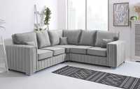 Layla Corner Sofa – Velvet Sofa in Multiple Colours