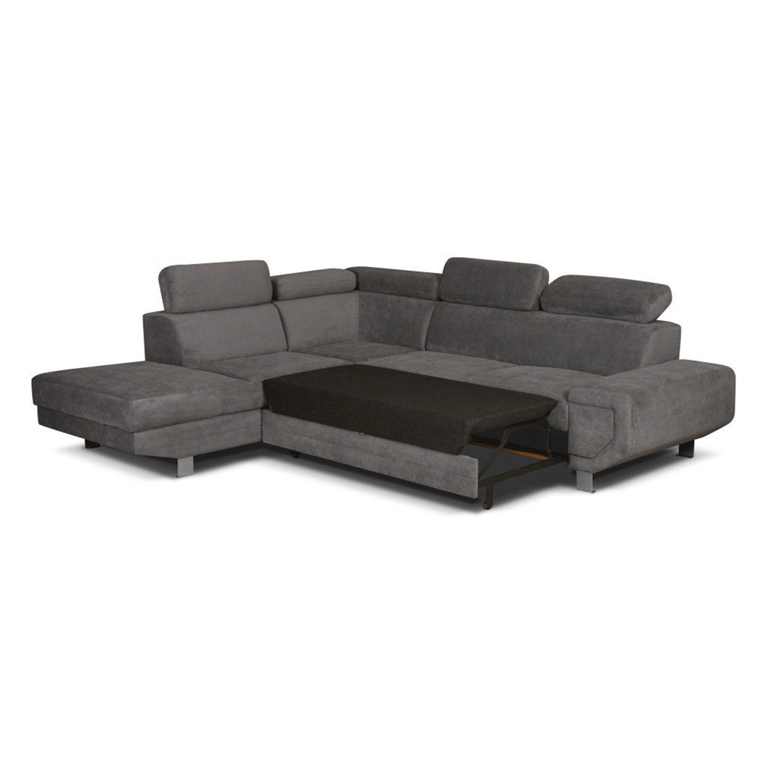 Arctic Corner Sofa Bed | Stylish Grey Corner Sofa