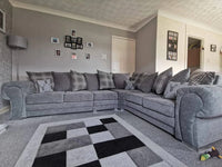 Luxury Verona 6 Seater Corner Sofa Scatter Back