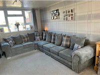 7 Seater Verona Scatter Back Corner Sofa